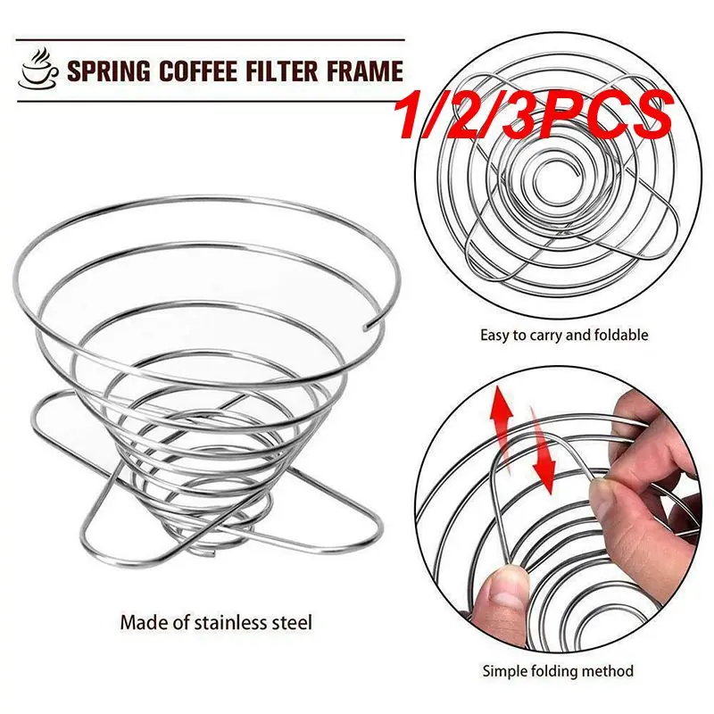 

1/2/3 шт., складной держатель для фильтра для кофе