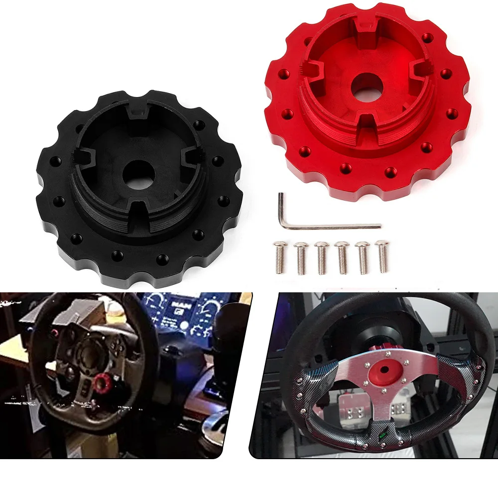 74mm Cnc Steering Wheel Adapter Plate＋hex Wrench＋screw For Pxn Lestad