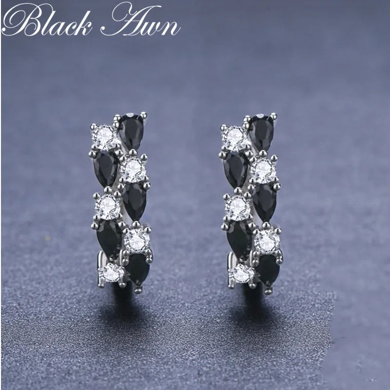 Classic Silver Color Stud Earrings - Image 4