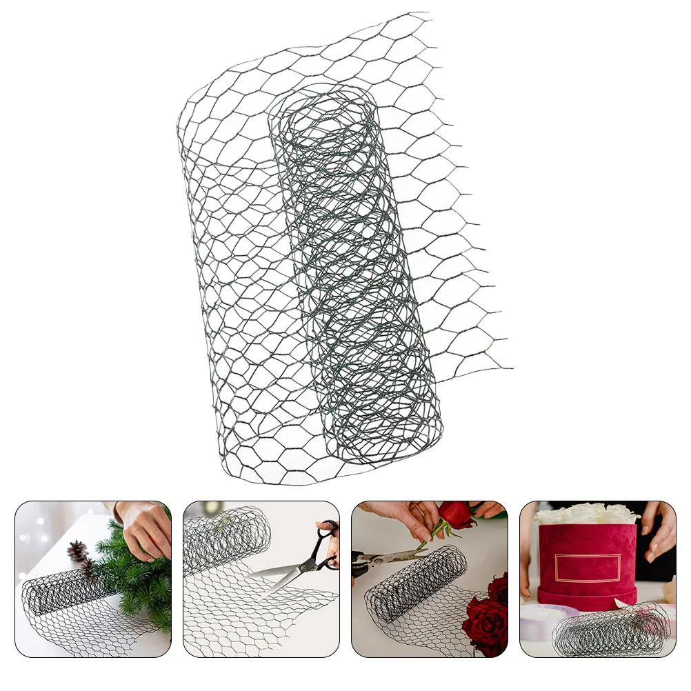 

Fence Flower Net Chicken Wire for Floral Arrangements Garden Mesh The Hexagonal Netting Iron
