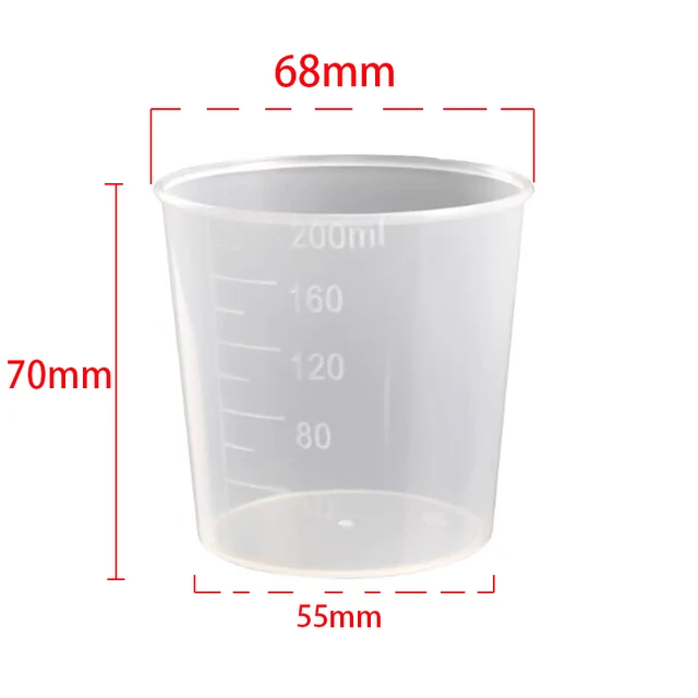 Transparent Plastic Graduated Measuring Cup  Dry Measuring Cups Liquid -  Plastic - Aliexpress