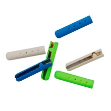 

Weiou 20pcs Skin Feeling Paint Metal Aglets Front Fashion Lace Tips Canvas Rope Ends 22.7*4.8mm Solid Bright Color Heads Bulk