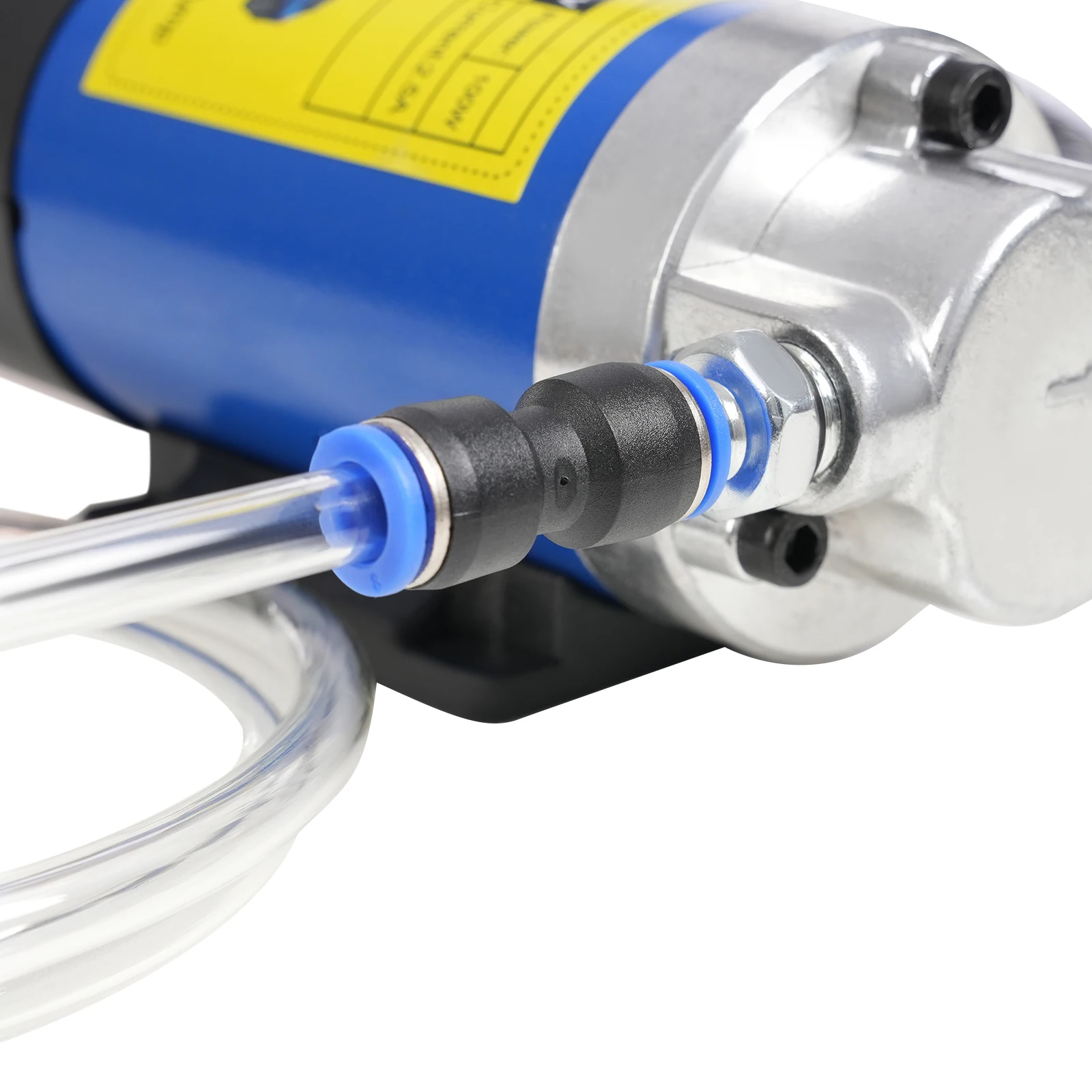12 V tragbare Öltransferpumpe, 1–4 l/min, Ölpumpe, elektrische Ölsaug-Ölwechselpumpe für Auto, Wohnmobil, ATV, Boot, 6/8/10 mm Schlauch – Detail 5