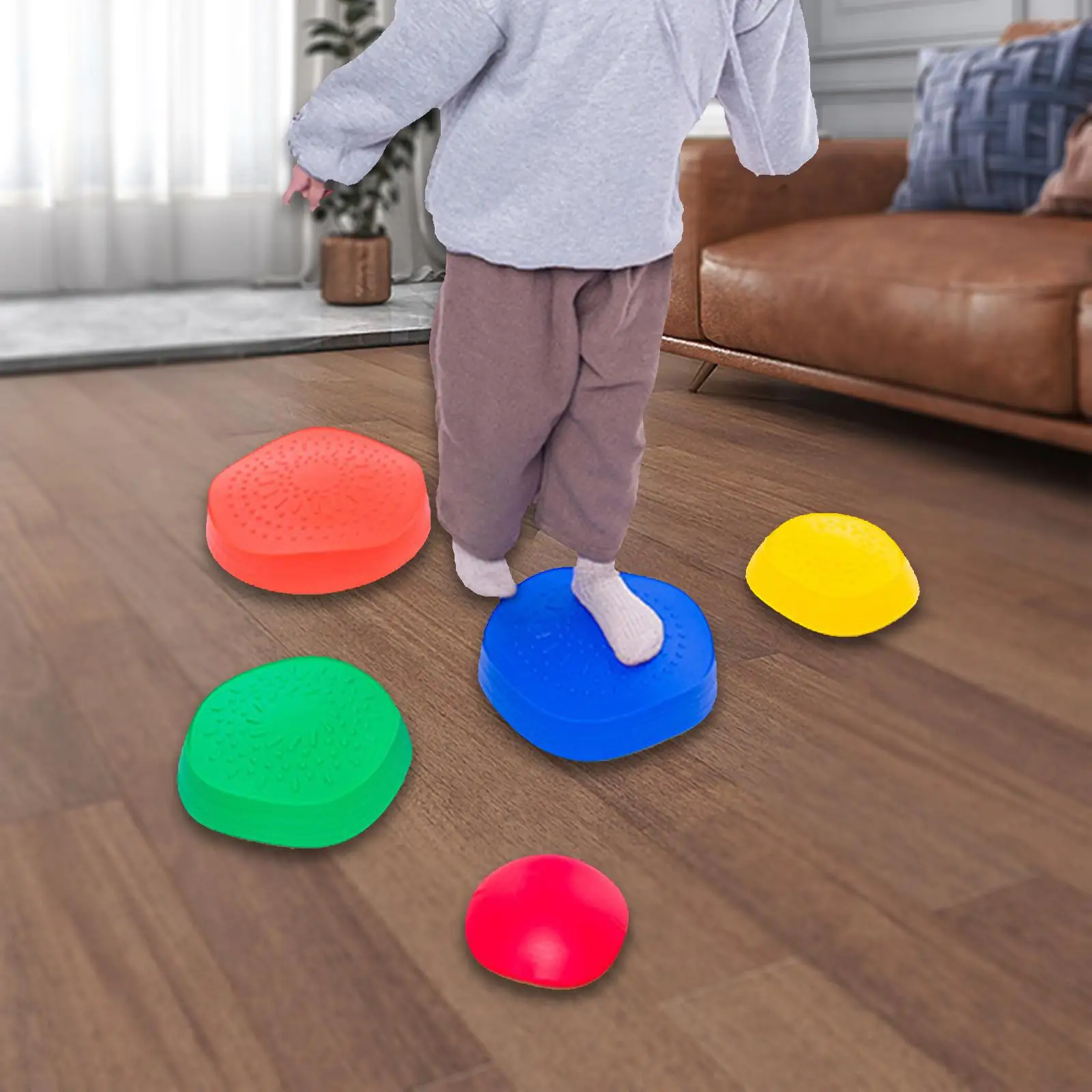 

Sensory Training Multipurpose Colorful Build Body Coordination Obstacle Game Balance Toy Blocks for Boys Girls Children Ages 3+