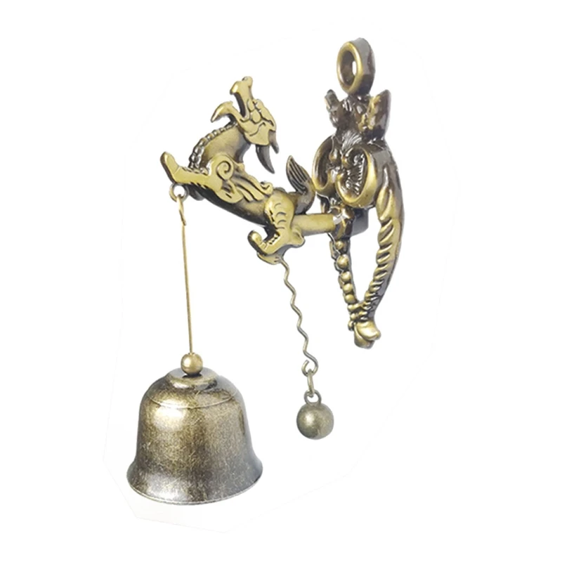 Animal Wind Magnetic Doorbells Metal Wind Hanging for Window, Door