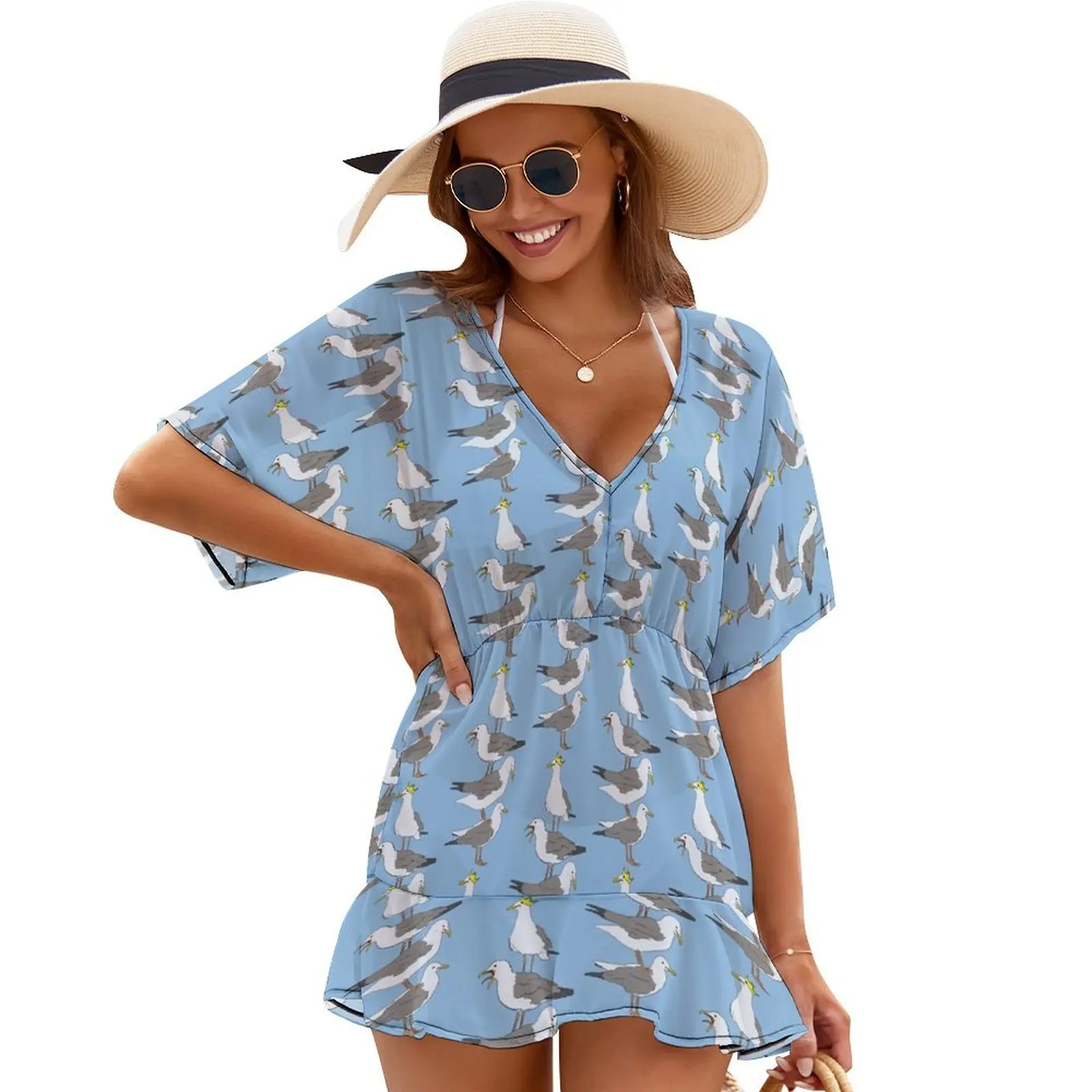 

Stack of Seagulls Cover Ups elegant women's sets dress women summer