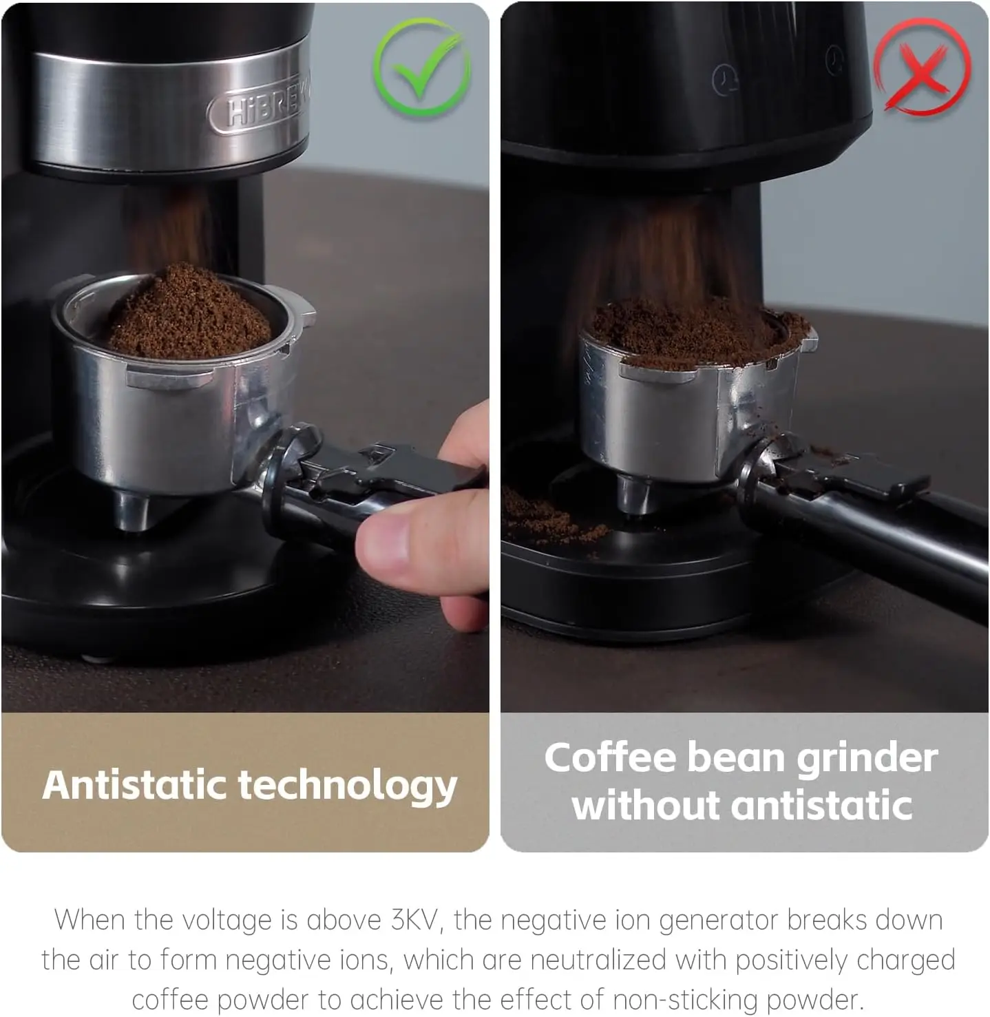 مطحنة القهوة الكهربائية HiBREW G3 الأوتوماتيكية -...