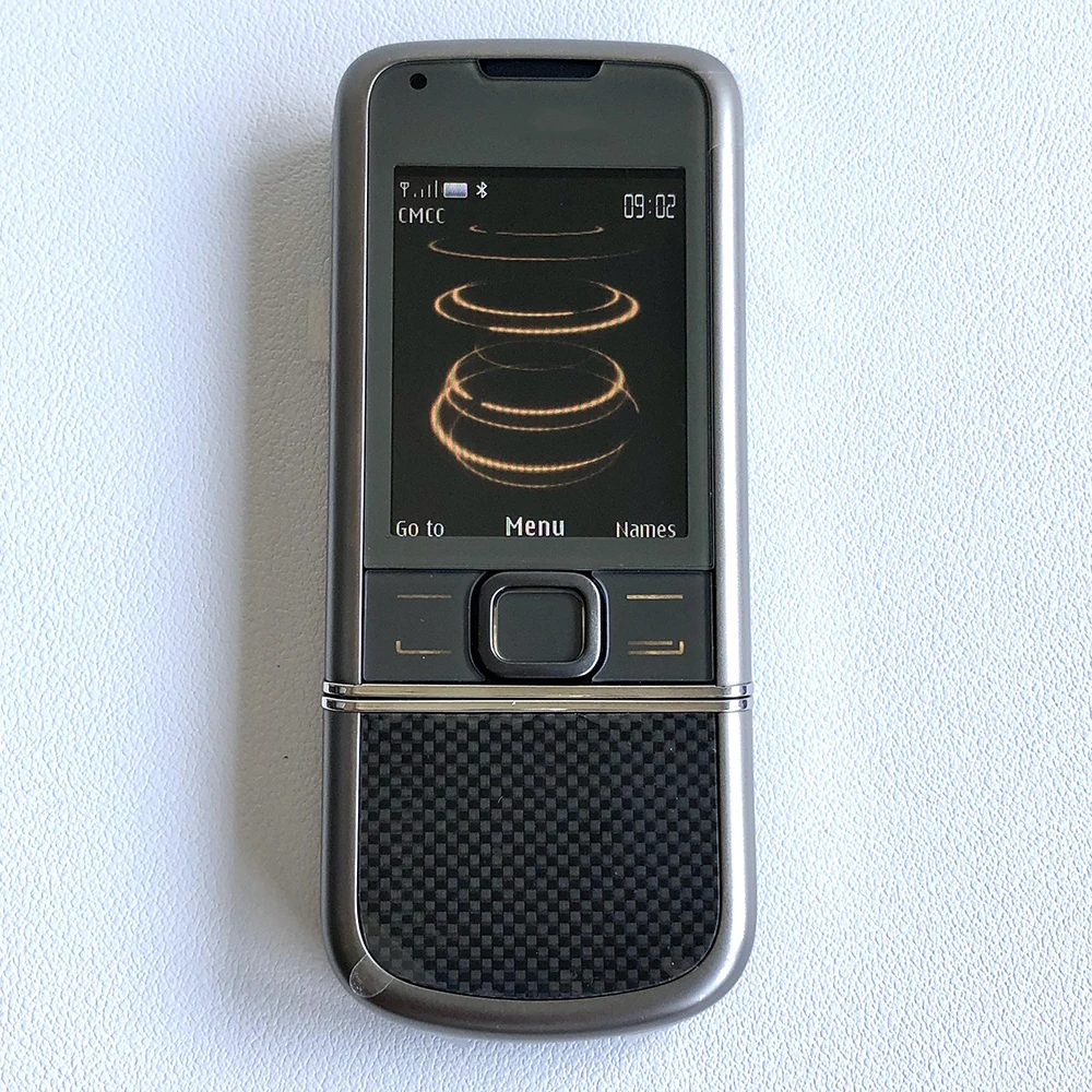 Original 8800 Carbon Arte Mobile Cell Phone Unlocked GSM 2G 3G Camera Bluetooth English Keyboard Only