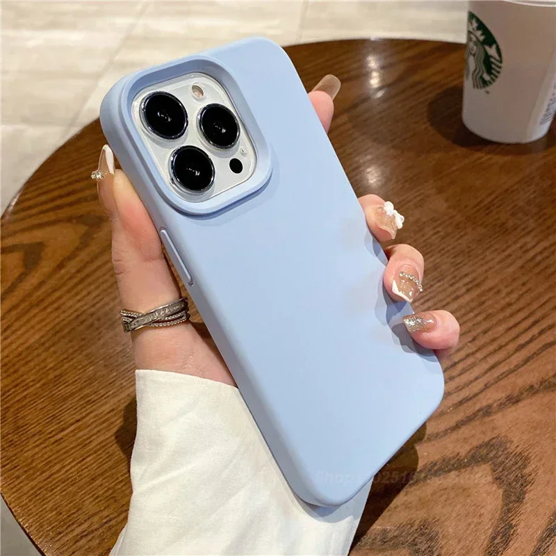 thumbnail image 1 of Funda de silicona líquida oficial original para Apple iPhone 16 15 14 13 12 11 Pro Max 8 7 Plus XS Max XR XS X Funda protectora, 1 of 5