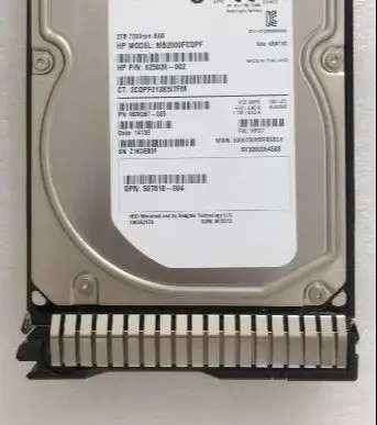 For 652757 B21 653948 001 2T SAS 6G 3 5 G8 server hard disk