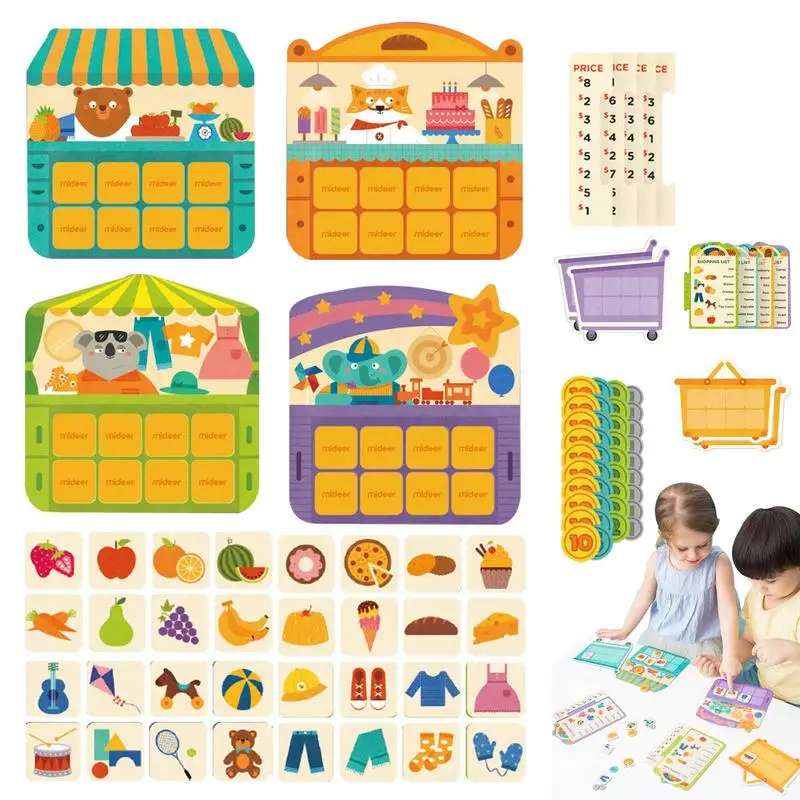 

Shopping List Game Memory Toy Educational Game Interactive Educational Desktop Toy For Learning And Fun