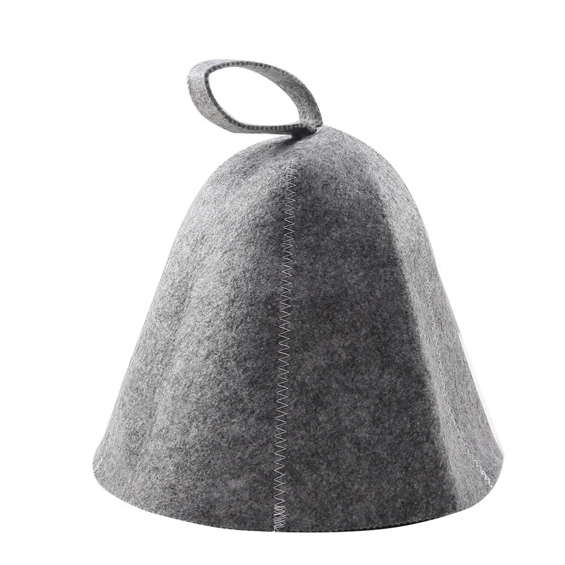 Felt Head Protection Bath Anti Heat Free Size Russian Style Shower Cap Sauna Hat 1PC Sauna Vaporarium Accessories shower cap sauna hats