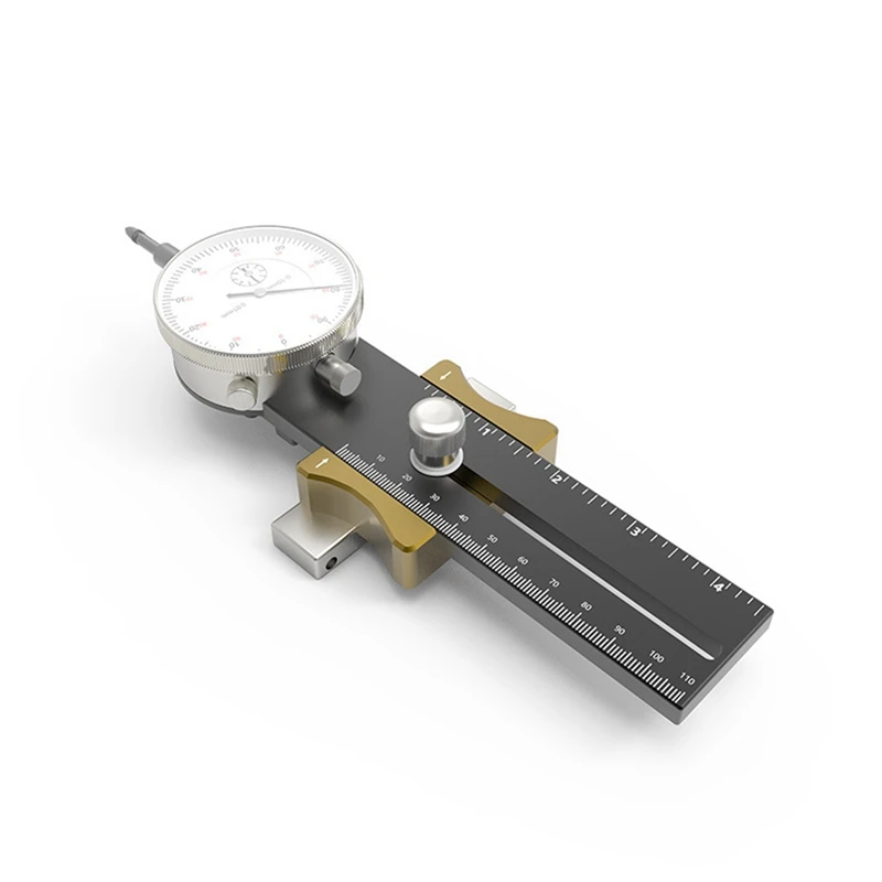 

Table Saw Dial Gauge Corrector Black Aluminum Alloy About 230Mm Long For Saw Table Saw Blade Parallelism Correction
