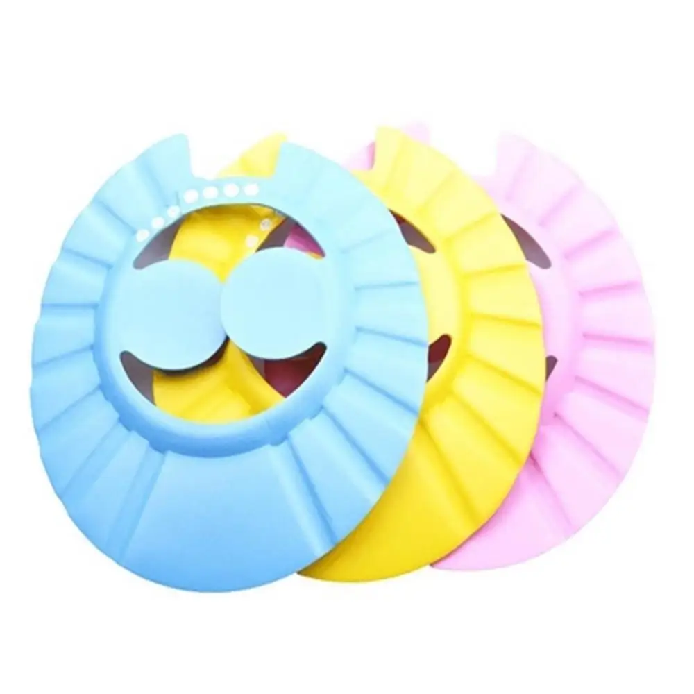 Children's Shower Cap Adjustable Shampoo Cap Baby Ear Protection Cap