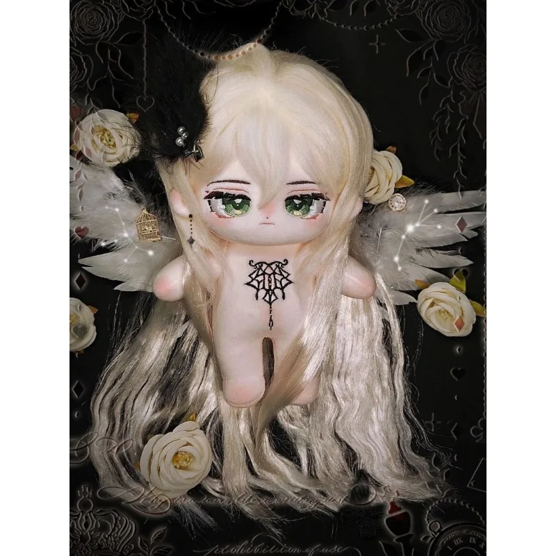 

No attributes Monster Yin Yang Cute Plush Doll 20cm Dress Up Cospslay Children's Toys For Girl Anime Toys Xmas Gifts LHXY