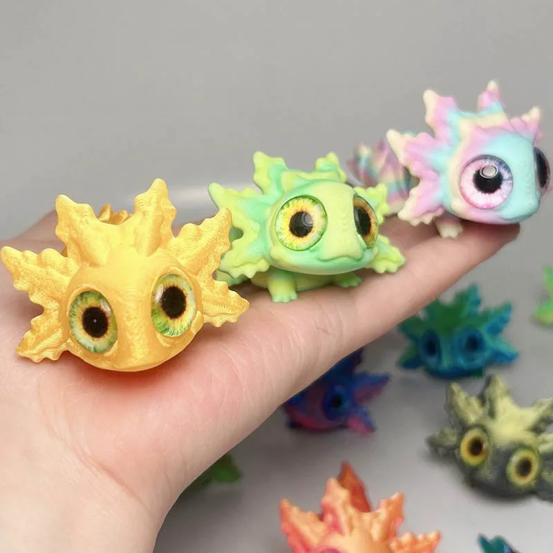 3D Printing Salamander Figures Multi-joint Movable