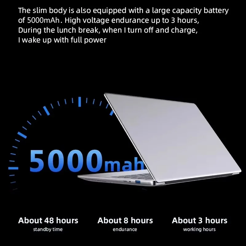 2026 Portable Gaming Laptop Windows 11 Pro Intel Core i9 10980HK 14.1'' Notebook 16GB RAM1TB 2TB SSD 1920*1080 PC Office Laptops - immagine 5