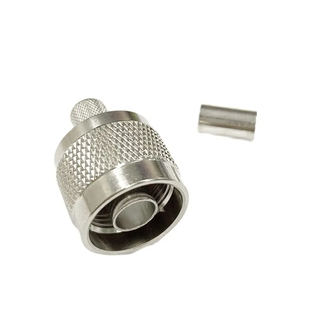 

1pc N Male Plug RF Coax Connector Crimp for LMR300 Cable Straight Nickelplated NEW Wholesale Wire Terminal for WIFI