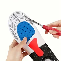 Paire de semelles intérieures de sport unisexes, coussin d'air absorbant la sueur, semelle souple, confortable pour le basket-ball et le travail 4