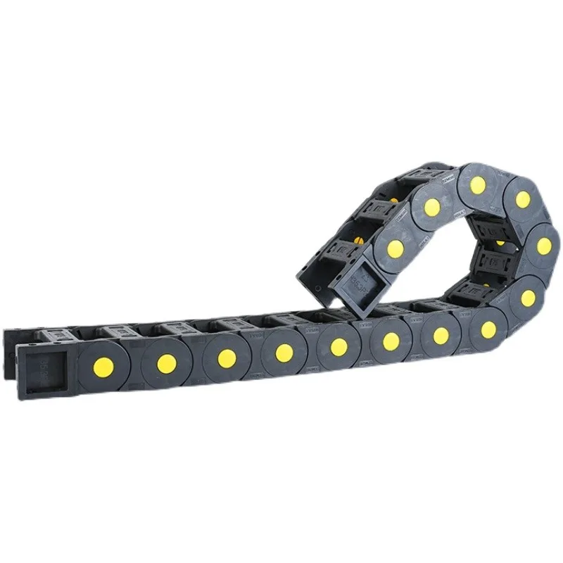 Cable Drag Chain 35*125 35*50 60 75 100 150 175 200mm Transmission 1000mm Cable Drag Chain Wire Carrier End Connectors
