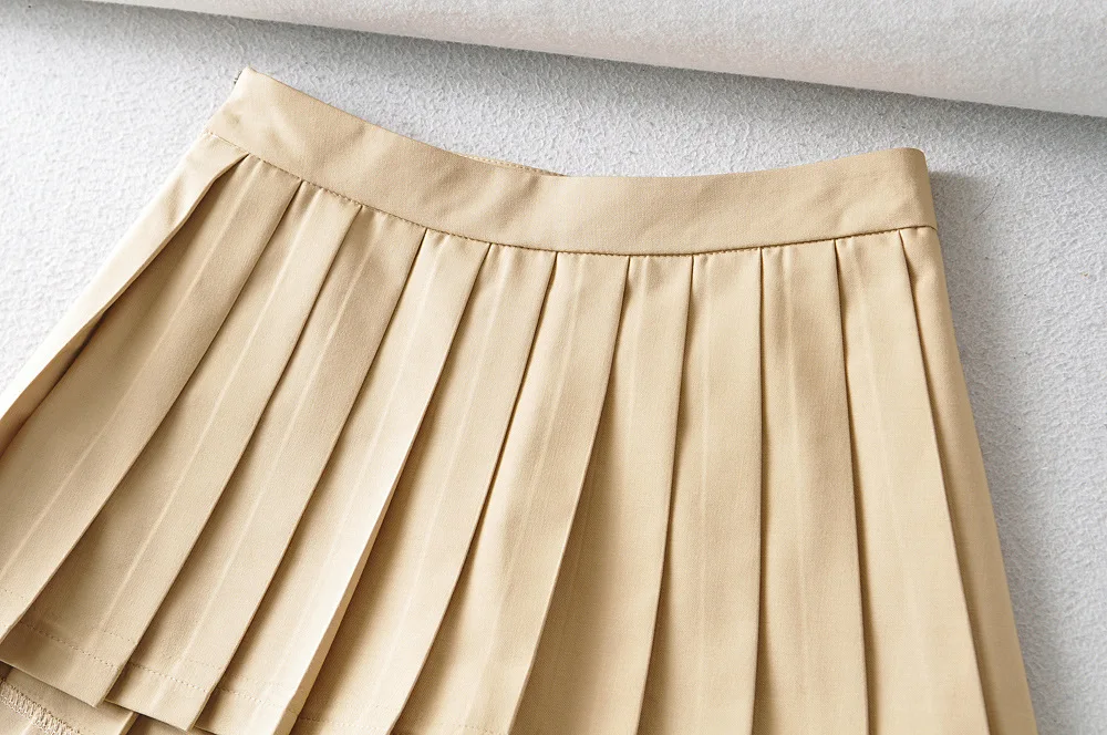 2022 Summer New Streetwear Mini Women Skirts Tb Pleated Skirt Petticoat Faldas High Waist Short Tennis Skorts Y2k Jupe Blanche summer skirts