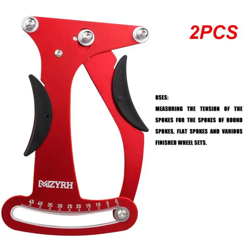 

2PCS Deckas Anrancee Bike Indicator Attrezi Meter Tensiometer Spoke Tension Wheel Builders Tool Spoke Repair