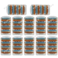 NEW 5-layer Men's Razor Power Shaving Shaver Male Face Beard Hair Trimmer 5 Layer Blades Replacement Refills