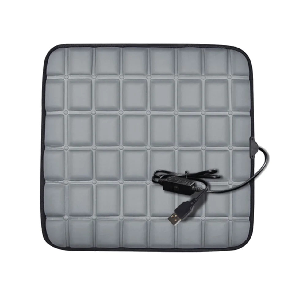 USB Heated Car Seat Cover 43x43cm Electric Heating Pad
