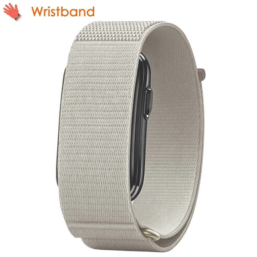 Adjustable Nylon Strap for Smart Band Sports Fitness Tracker - Woven Design for Men and Women