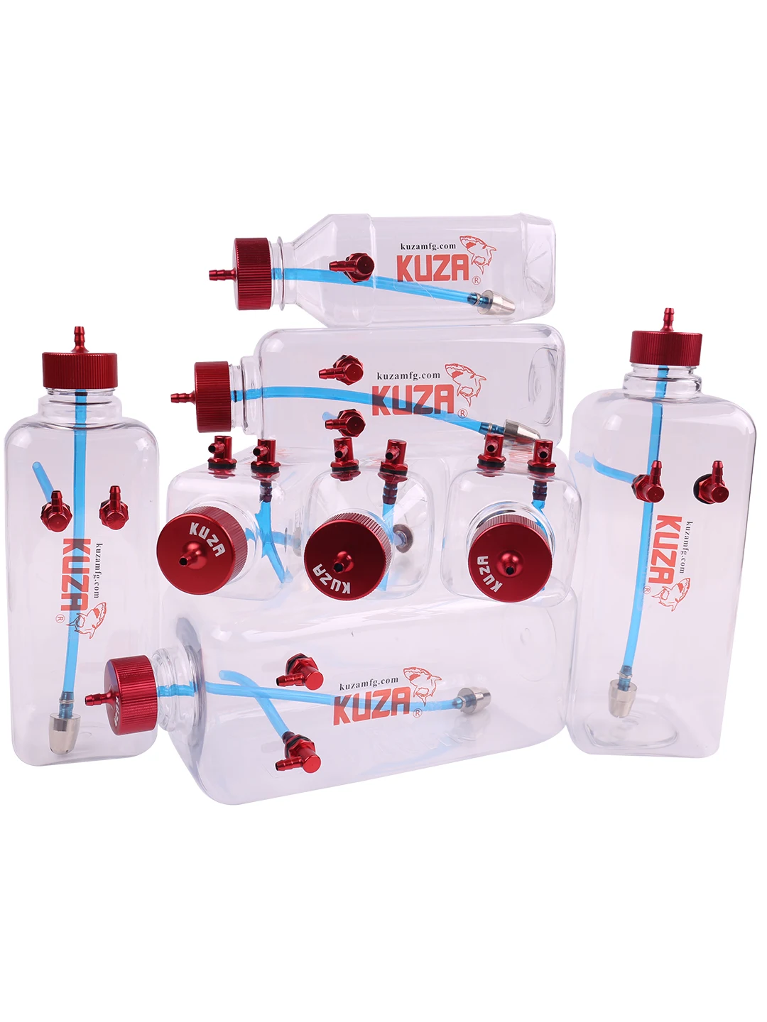 KUZA 100% original New V2 V3 KUZA Transparent Fuel Tank 260Ml 300Ml 410Ml 500Ml 700Ml 1000Ml -1500Ml for RC airplane Model 4