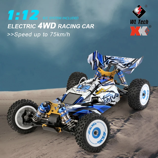 WLtoys 124017 124016 V2 75KM/H 2.4G RC Car Brushless 4WD Electric High Speed Off-Road Drift Remote Control Toys for Children 1