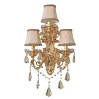 Lampe murale en cristal contemporaine pour chambre à coucher, salon, couloir, style industriel moderne 2
