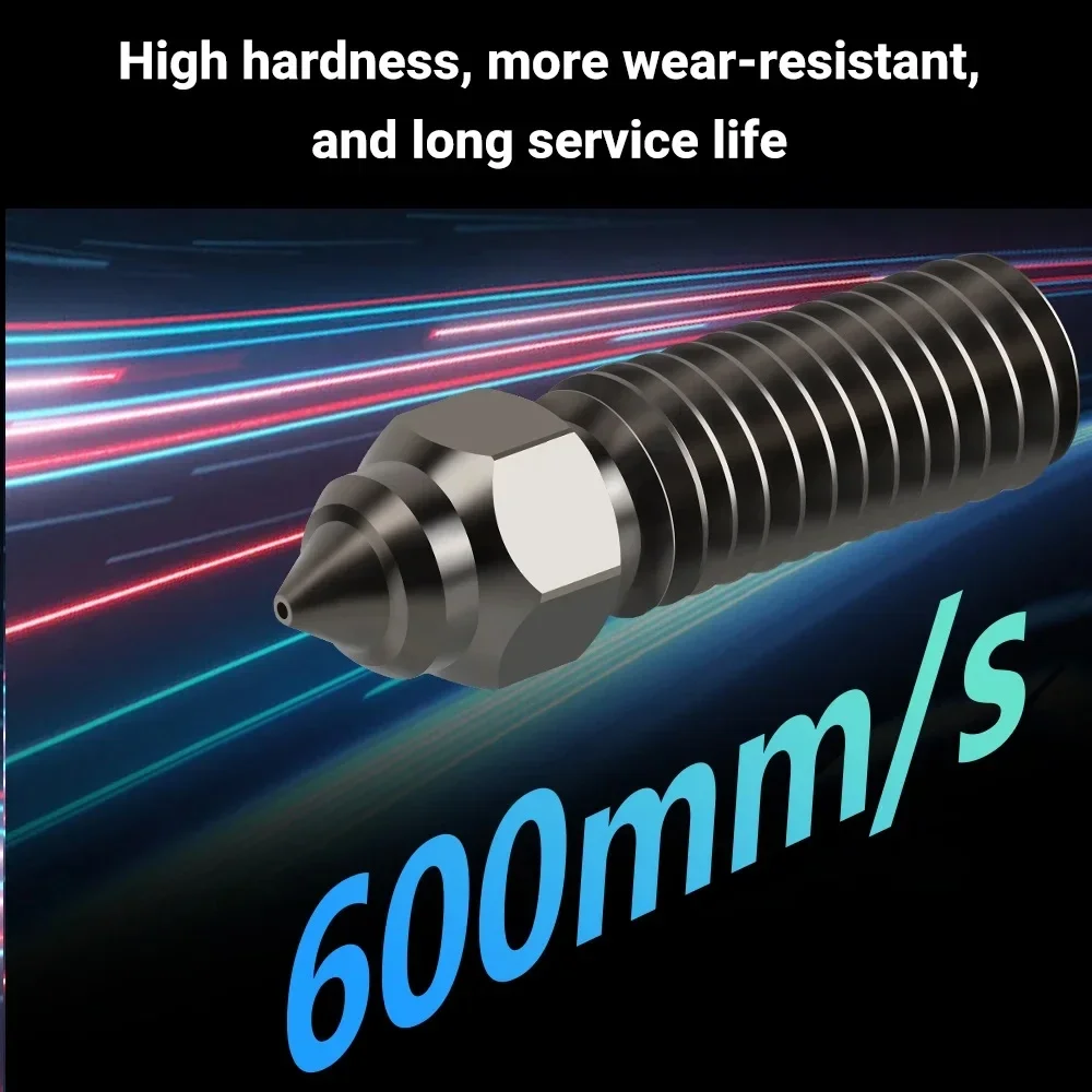 Premium Brass-Plated Copper Hard Steel 3D Printer Nozzles