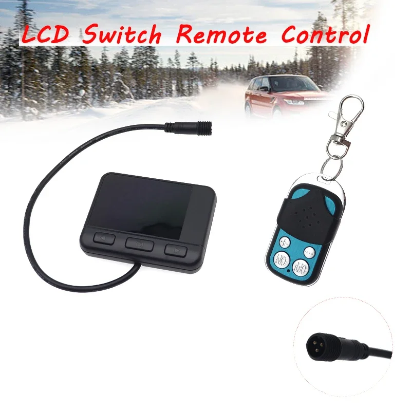 Universal 12V 24V Car Truck Air Parking Heater LCD Monitor Switch Remote Control Controller For Diesel Heating Accessories
