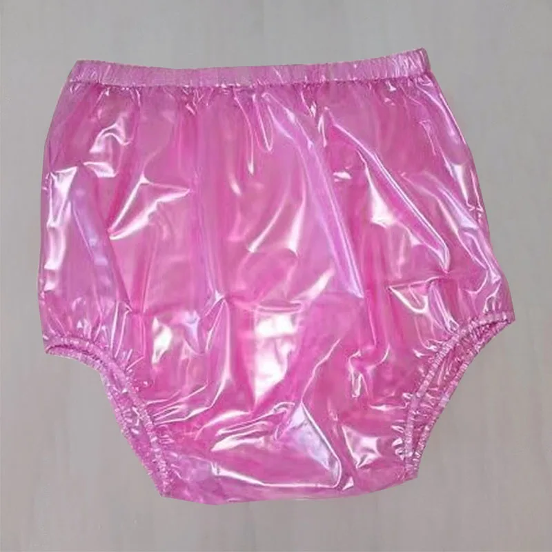 Raised PVC Clear Underpants Adult Diaper Unisex Soft Plastic Panties