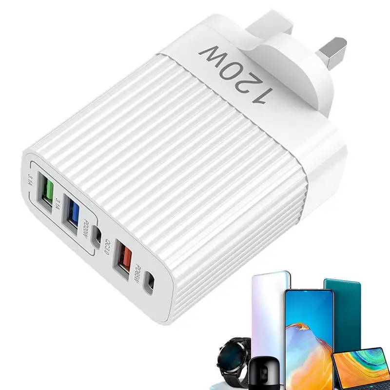 120W Multi Port USB Fast Charger Station