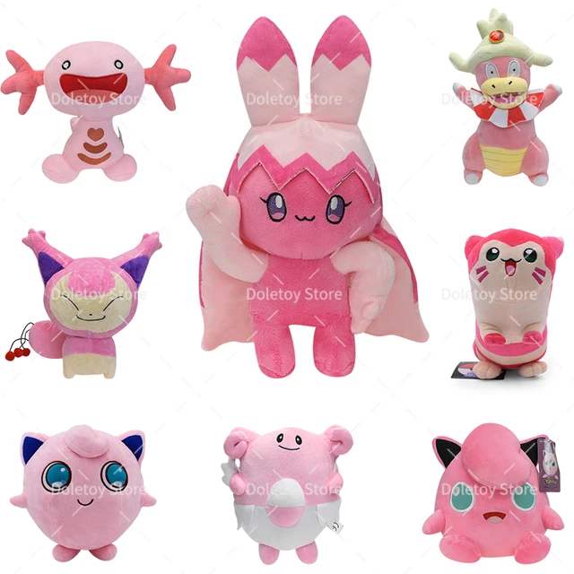 New Pokemon Plush Tinkaton Jigglypuff Skitty Shiny Furret Blissey Wooper  Slowking Soft Stuffed Animals Dolls Toys Kids Gift - AliExpress