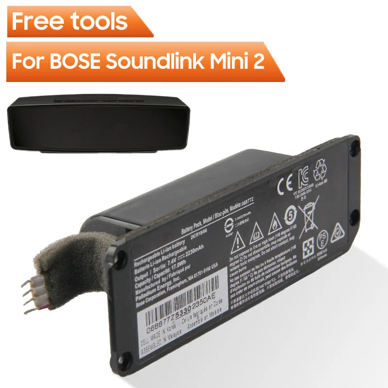 Original Replacement Battery For BOSE Soundlink Mini II Bose 088789 088796 Authentic Battery 2230mAh With Tools