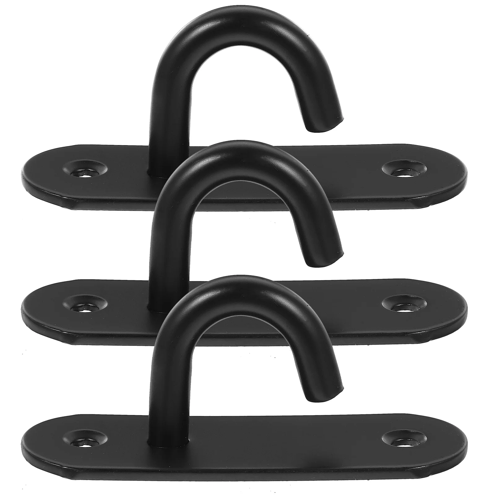 

3 Pcs Resistance Bands Wall Anchor Ceiling Hangers Gym Hook Swing Heavy Duty Hooks Stainless Fitness