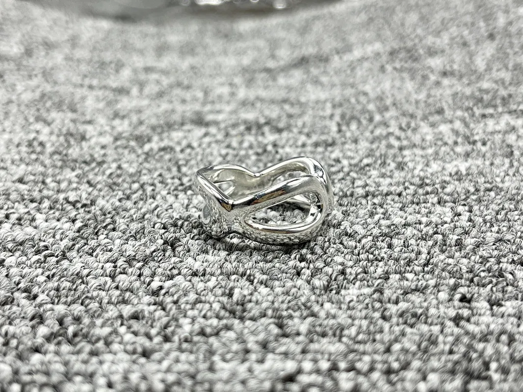 Best Sellers2023 New Fit Fashion Silver Plated 925 Gold Charm Ring Niche Jewelry Gift