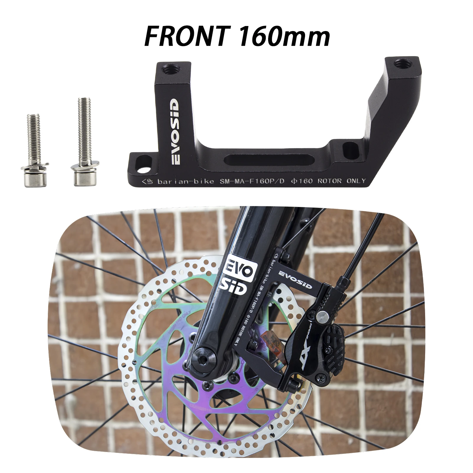 180mm Disc Brake Adapter Bike Disc Brake Adapter Converts 74mm