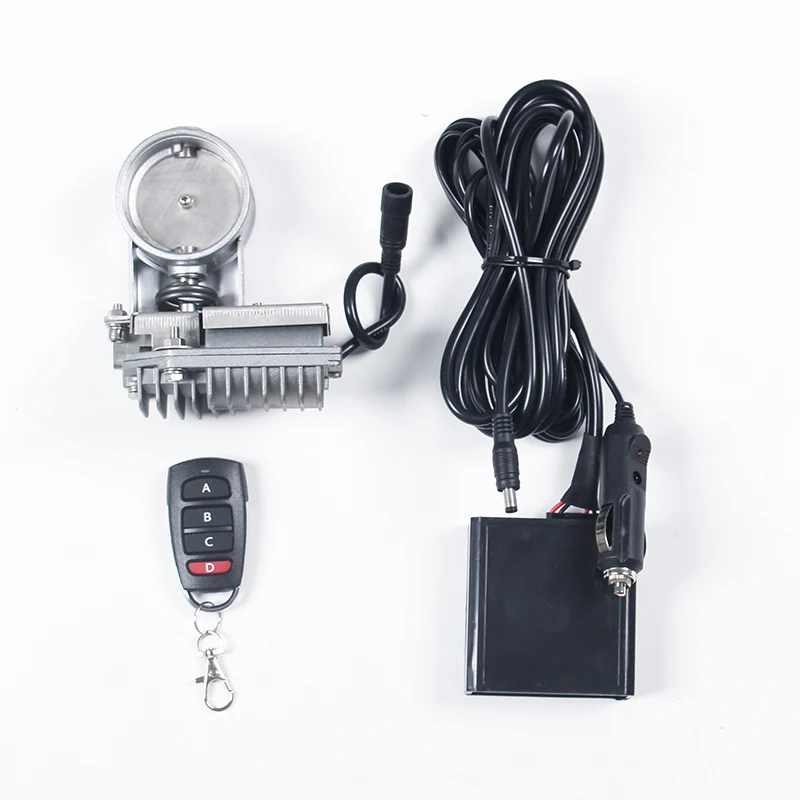 

Remote Dual E-Cut Pipe Cut Out Valve Electric Exhaust Cutout Kit
