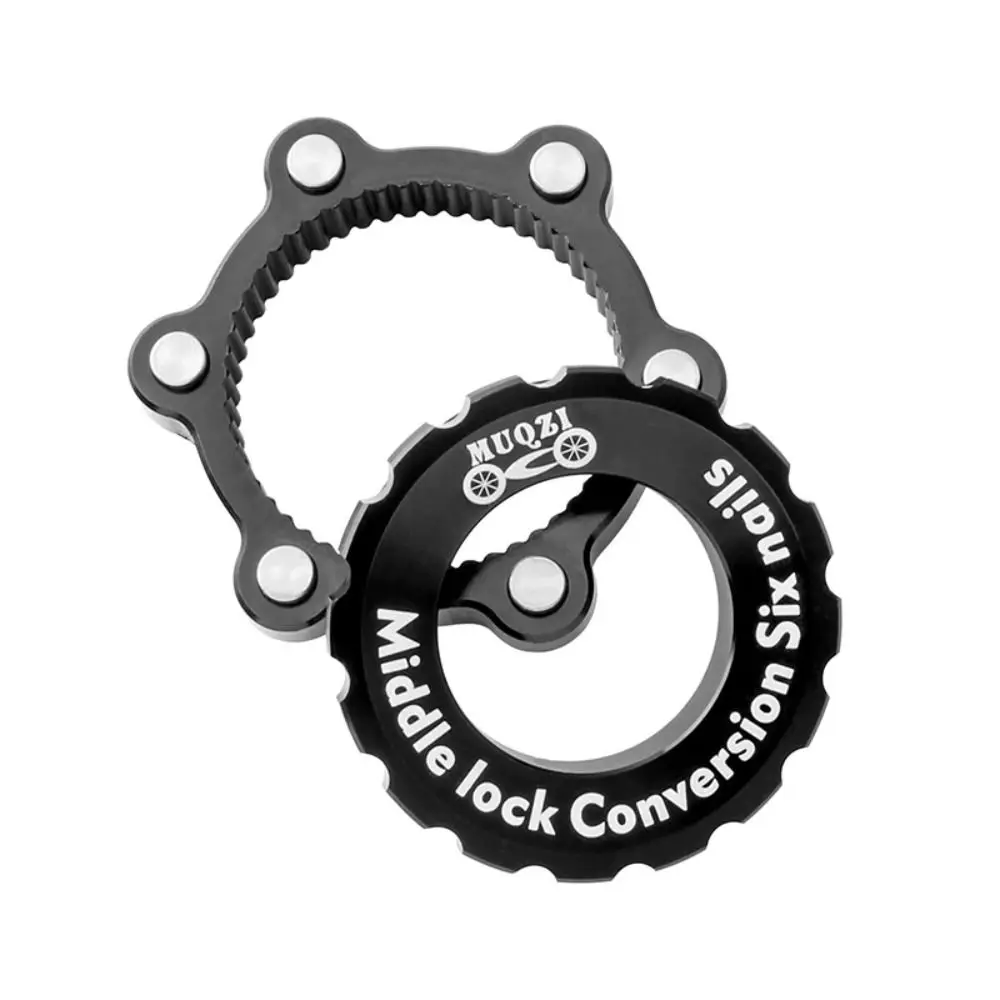 6 Bolts Bike Centerlock Adapter 44mm Axis Aluminum Alloy Bike Hub Center Lock Conversion Tight Fit Anodizing Process