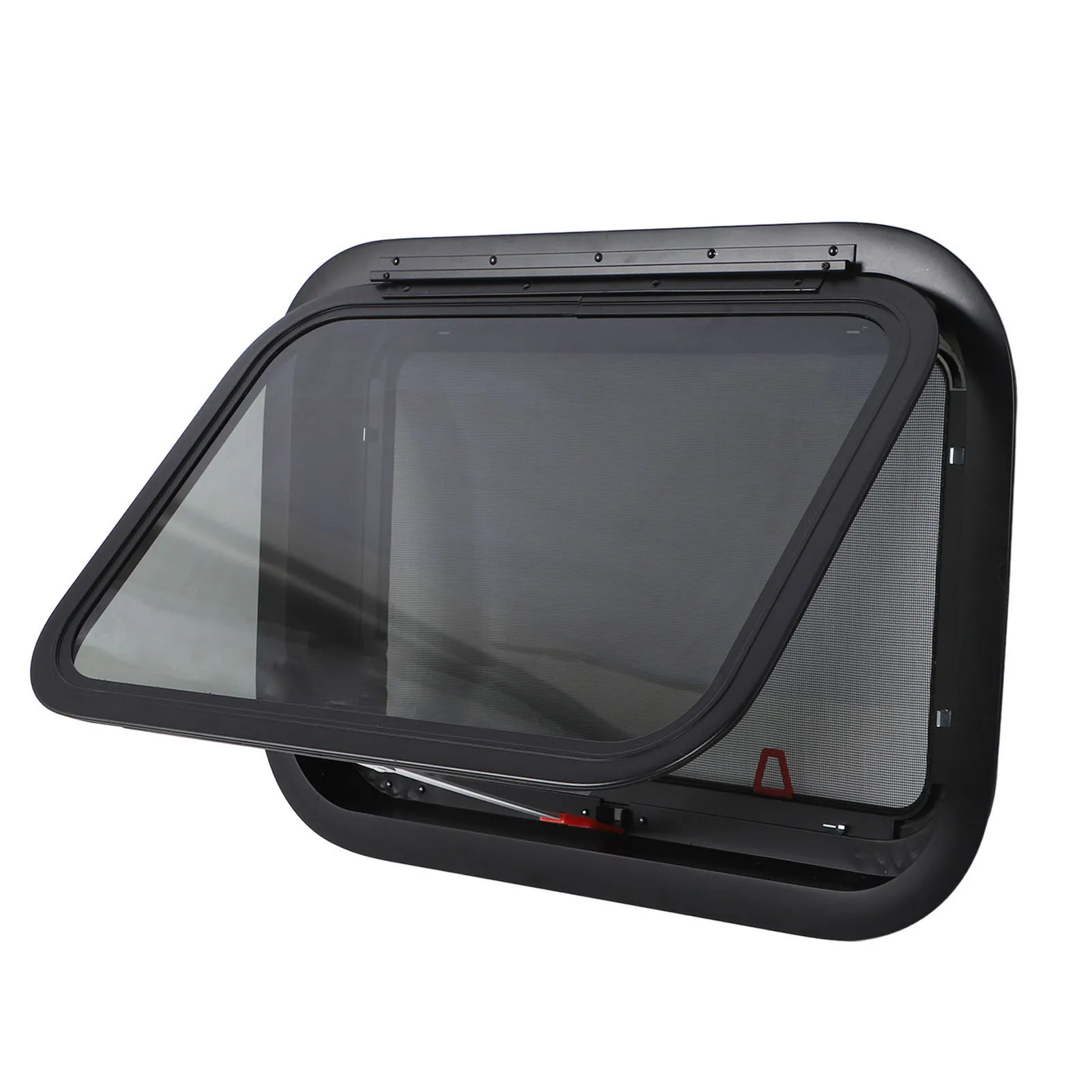 Push Out Rv 560x380mm RV Exit Window Emergency External Push Out Window with Mesh ...