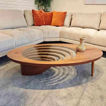 Luxury Solid Wood Designer Coffee Table 1