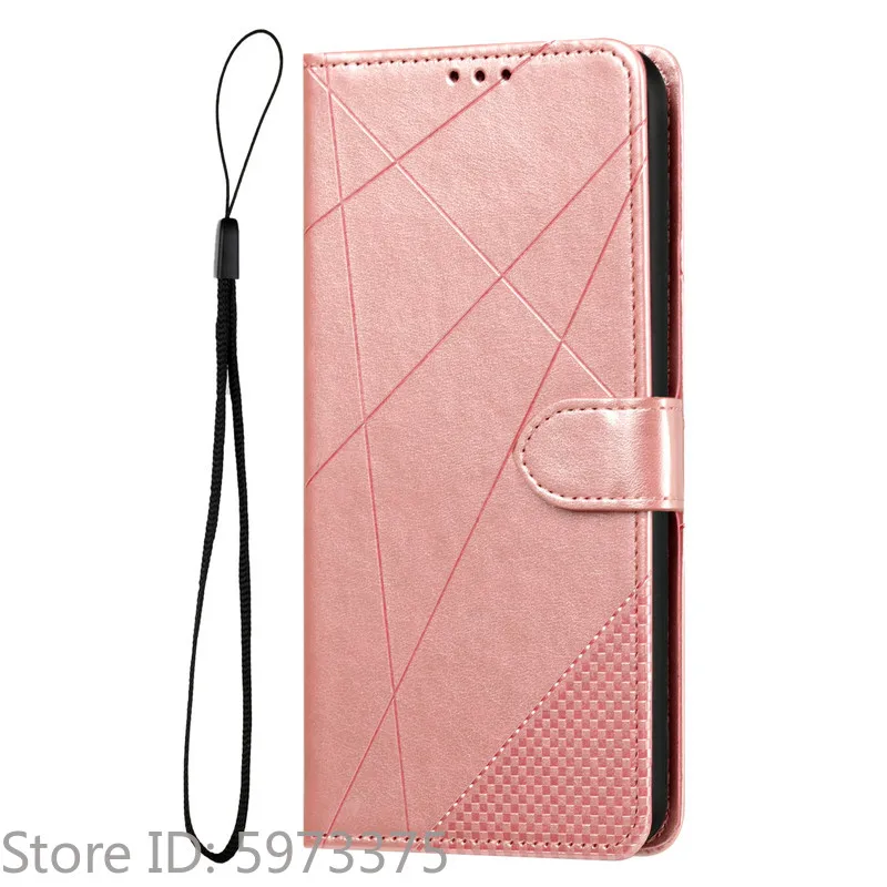 Magnetic Leather Wallet Flip Case with Phone Stand and Card Holder