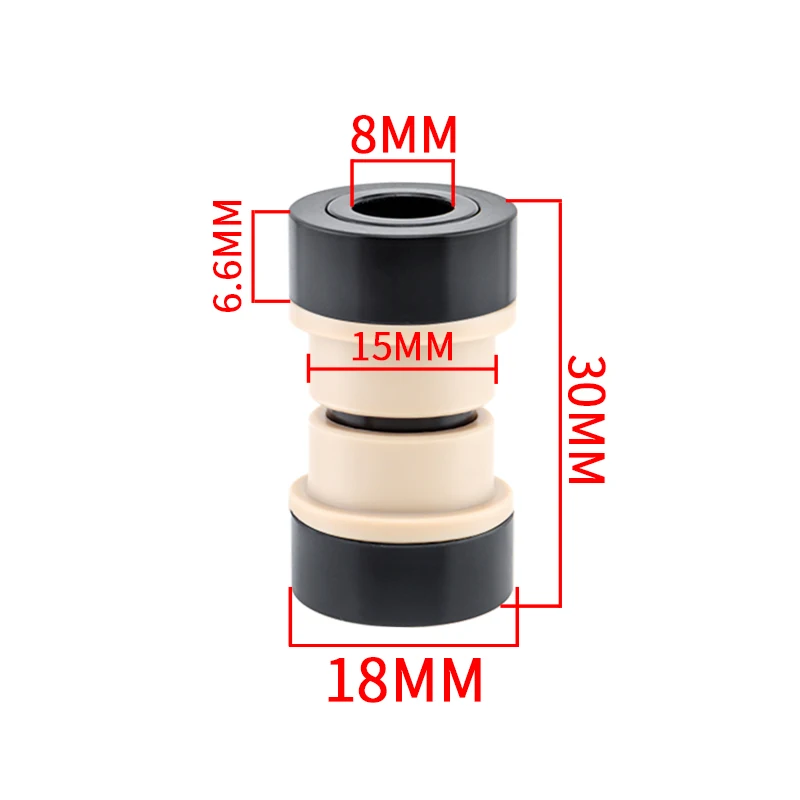 MUQZI MTB リアショックブッシュバイクリアサスペンションショック