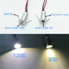 10mm Mini Spot Light 0.5W LED Spotlight DC12V Dimmable Spotlights Recessed Led Downlight Ceiling Lamp Showcase Display Lighting 4