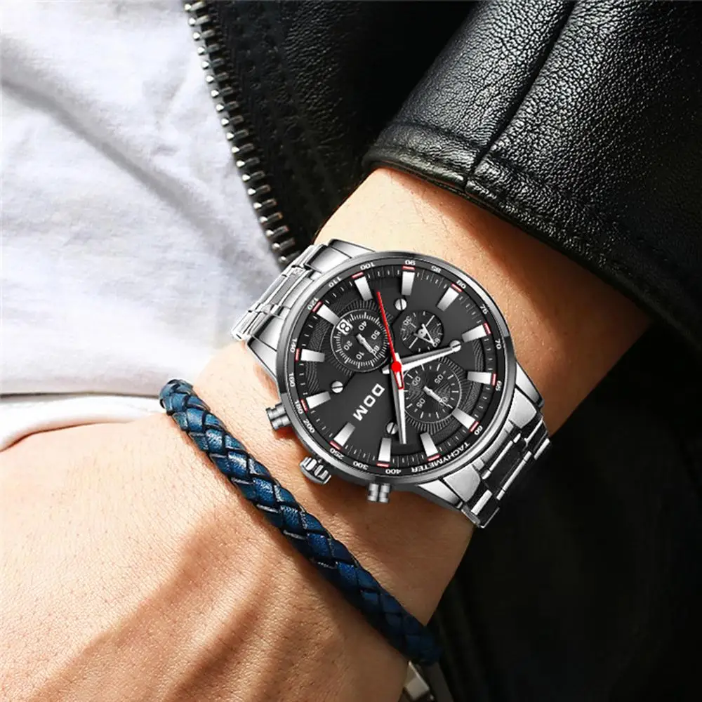 DOM Fashion watches creative Luminous men's men's watches luxury men's watches sports waterproof business luxury reloj mujer