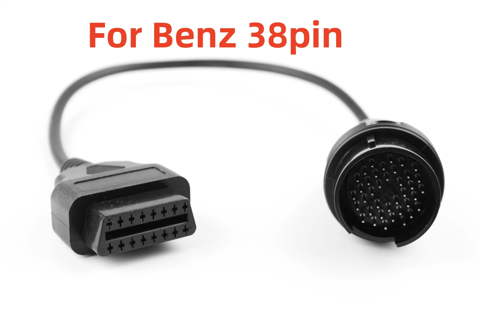 For BENZ 38Pin To OBD2 16Pin Diagnostic Adapter OBD2 Connector For MB 38 Pin To 16 Pin OBD2 Cable For MB Series 2